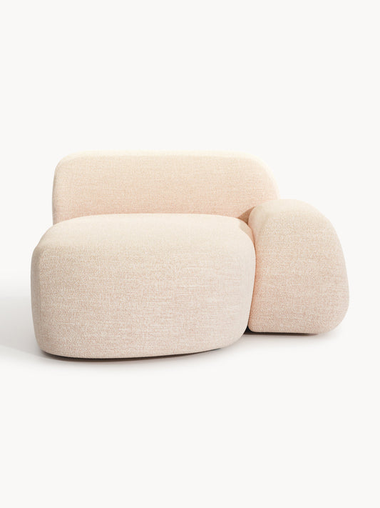Wolke Chaise Corner Element in Bouclé
