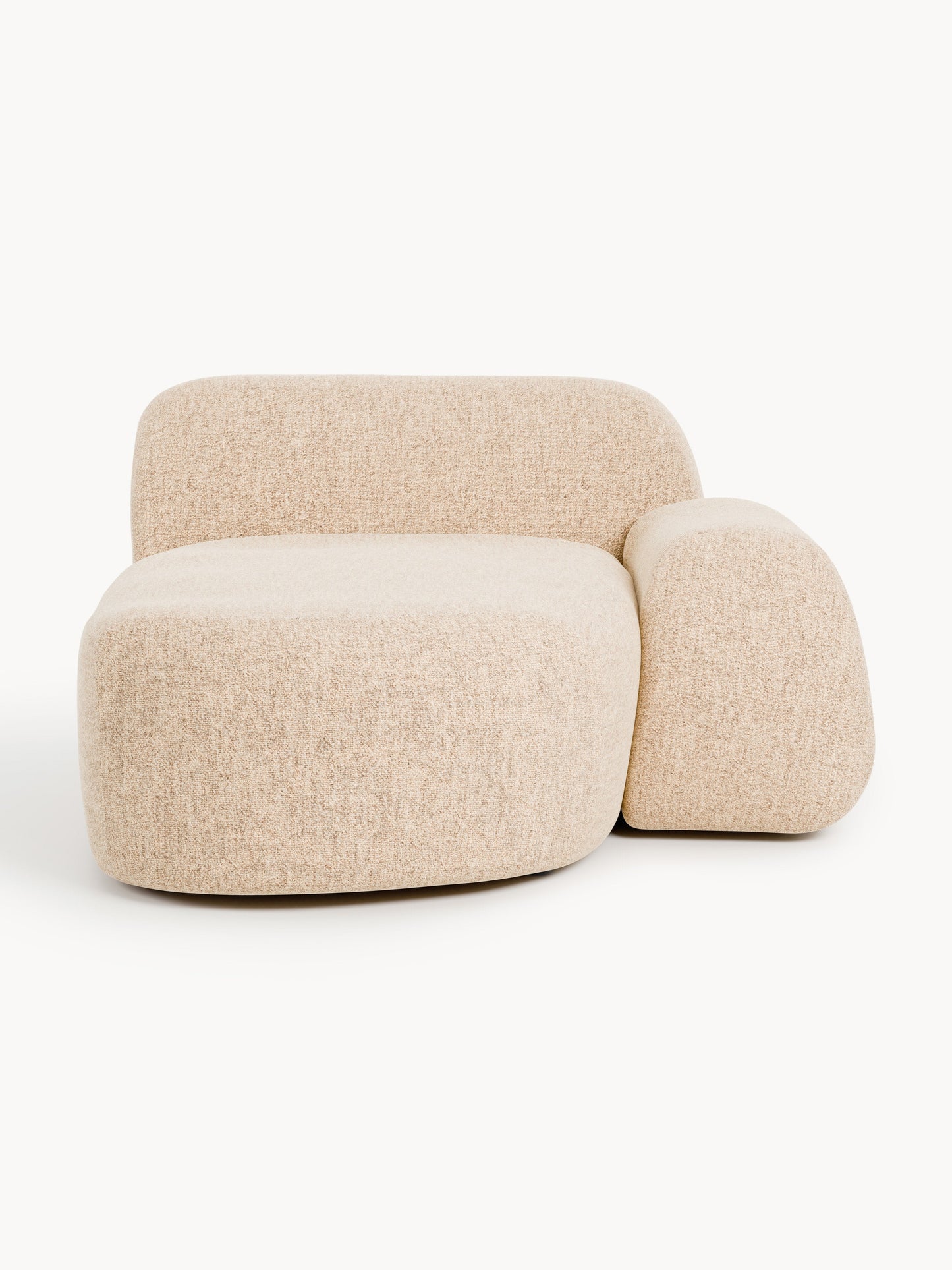 Wolke Chaise Corner Element in Bouclé