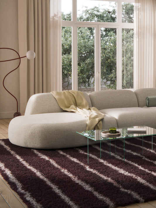 Wolke Chaise Section in Bouclé