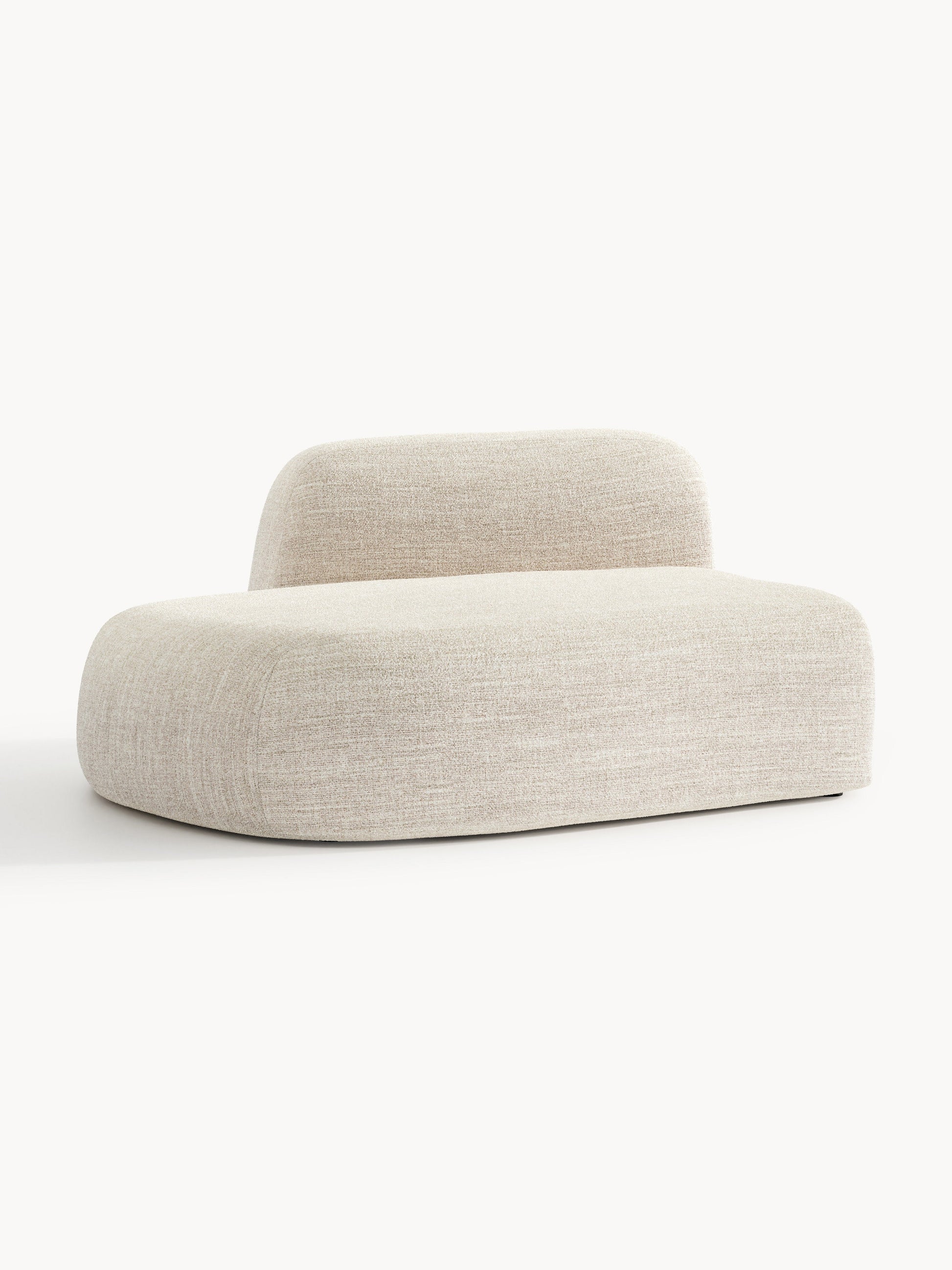 Wolke Chaise Section in Bouclé