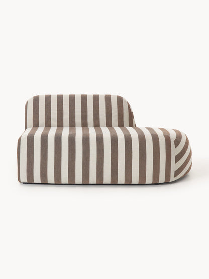 Wolke Chaise Section, Striped