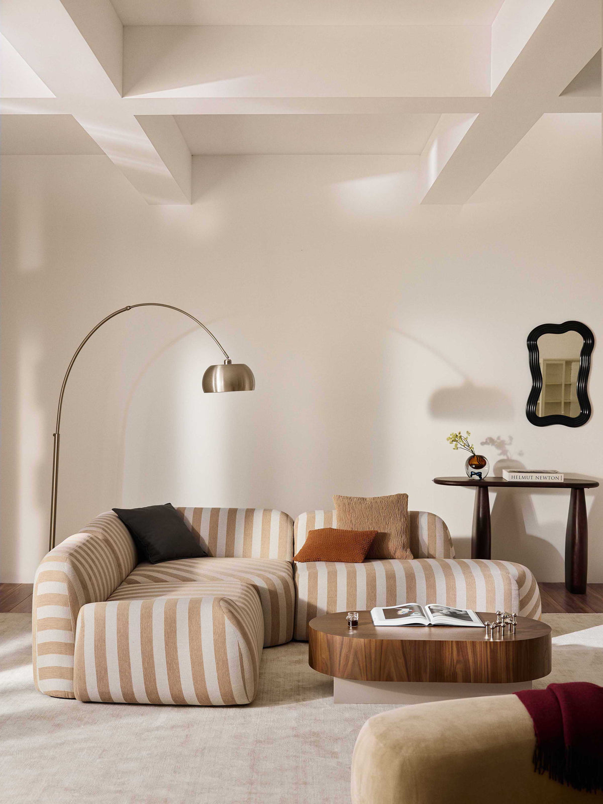 Wolke Chaise Section, Striped