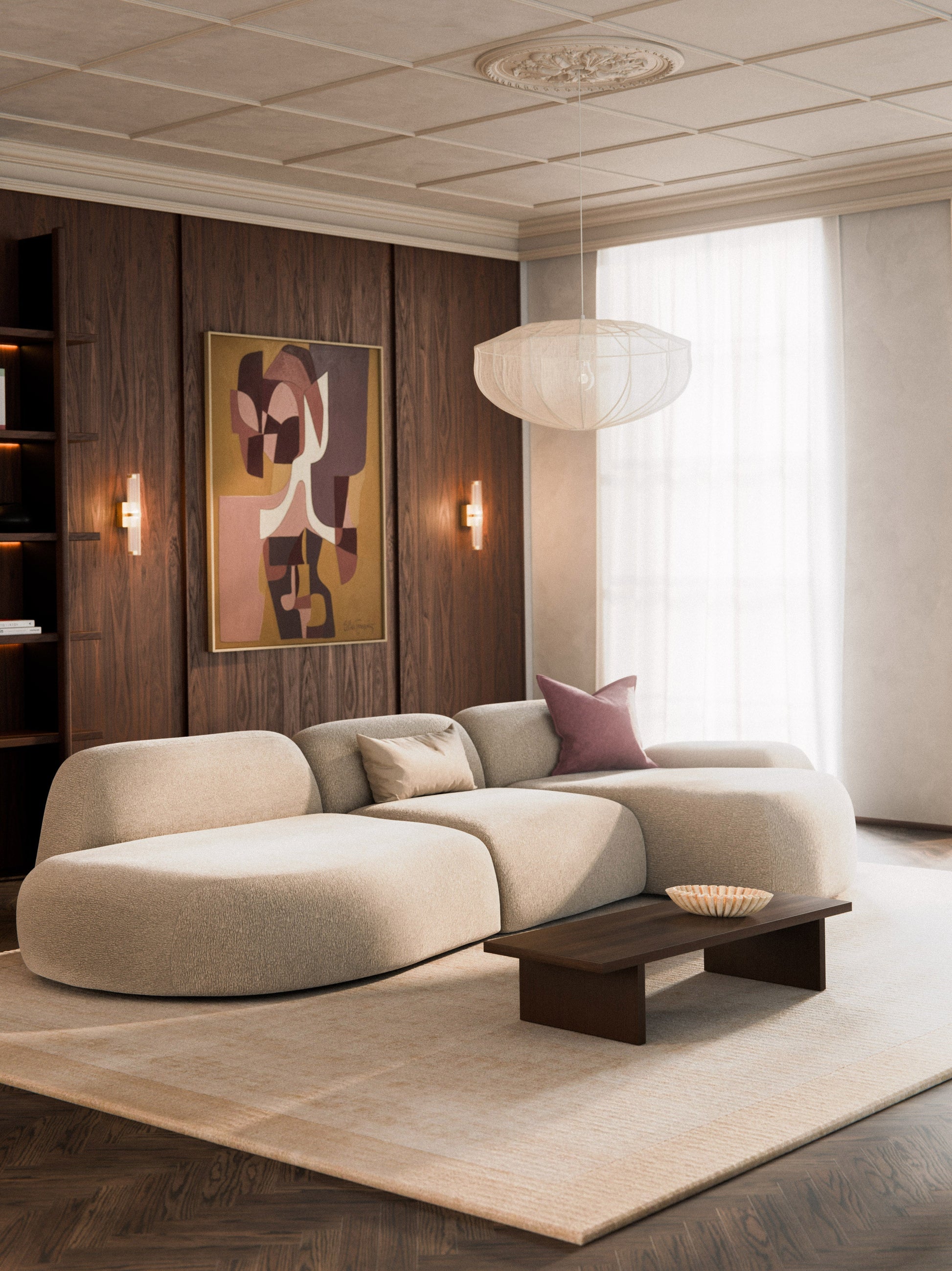 Wolke Modular Corner Sofa (4-Seater) and Chaise Longue