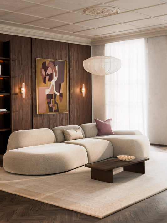 Wolke Modular Corner Sofa (4-Seater) and Chaise Longue