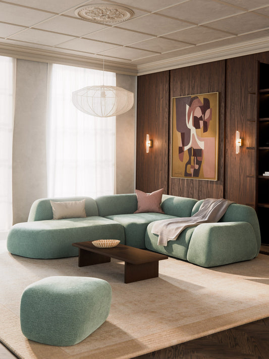 Wolke Modular Corner Sofa (4-Seater) and Chaise Longue
