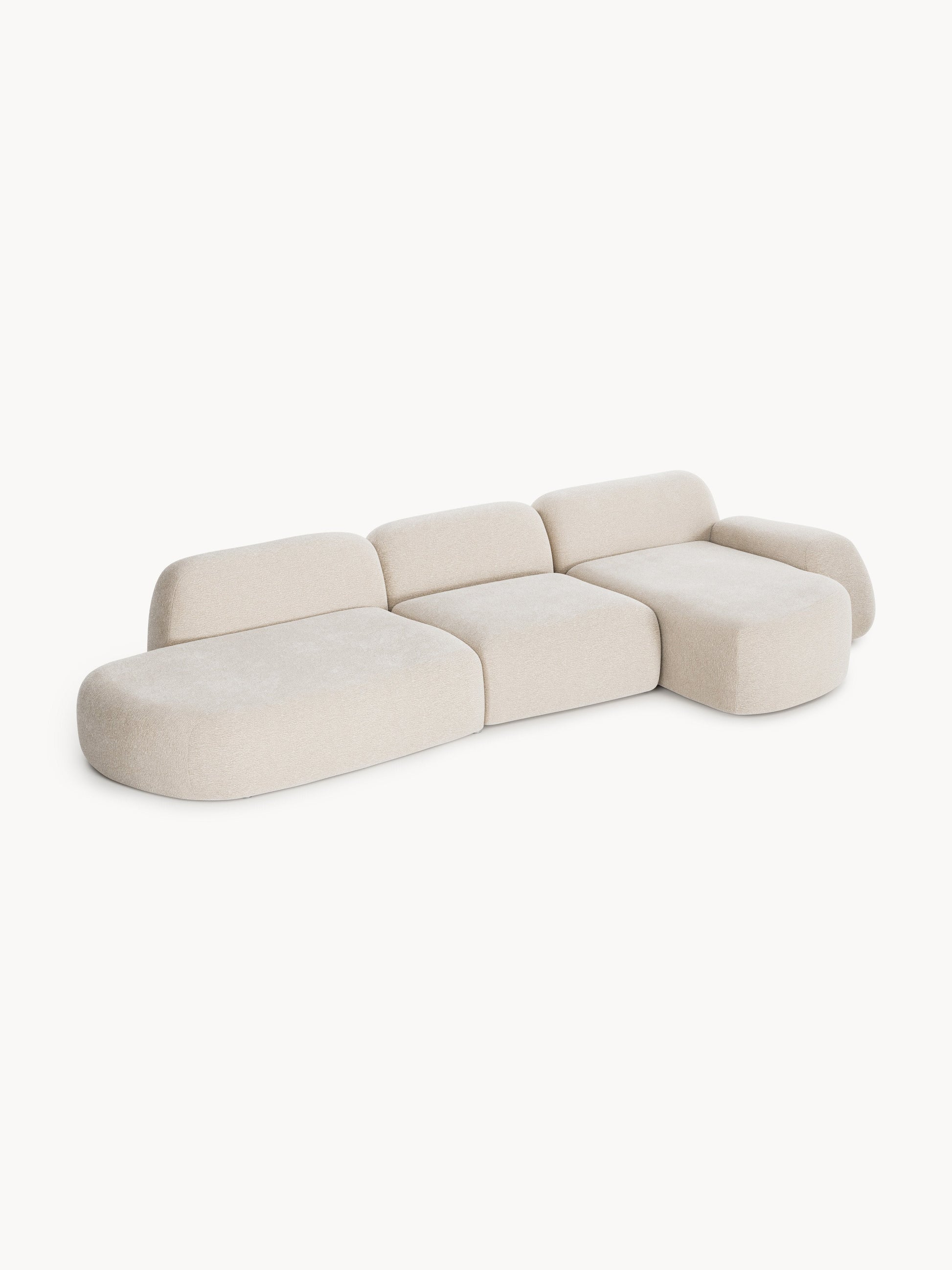 Wolke Modular Corner Sofa (4-Seater) and Chaise Longue