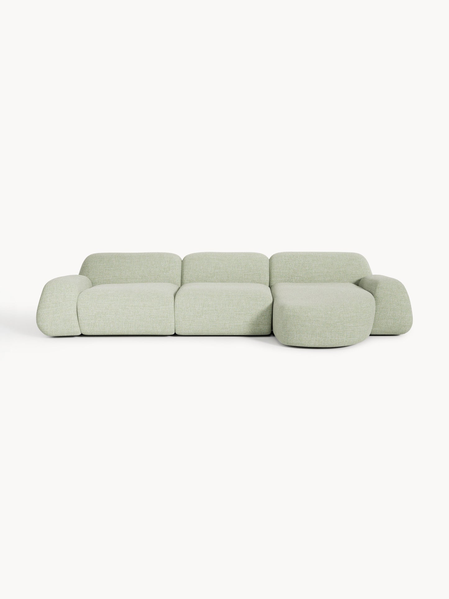 Wolke Modular Corner Sofa in Bouclé (4-Seater)