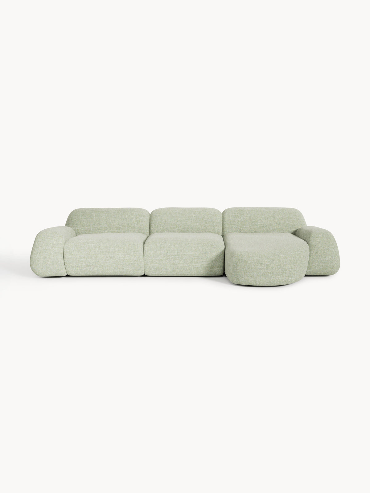 Wolke Modular Corner Sofa in Bouclé (4-Seater)