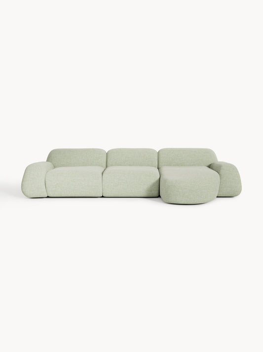 Wolke Modular Corner Sofa in Bouclé (4-Seater)