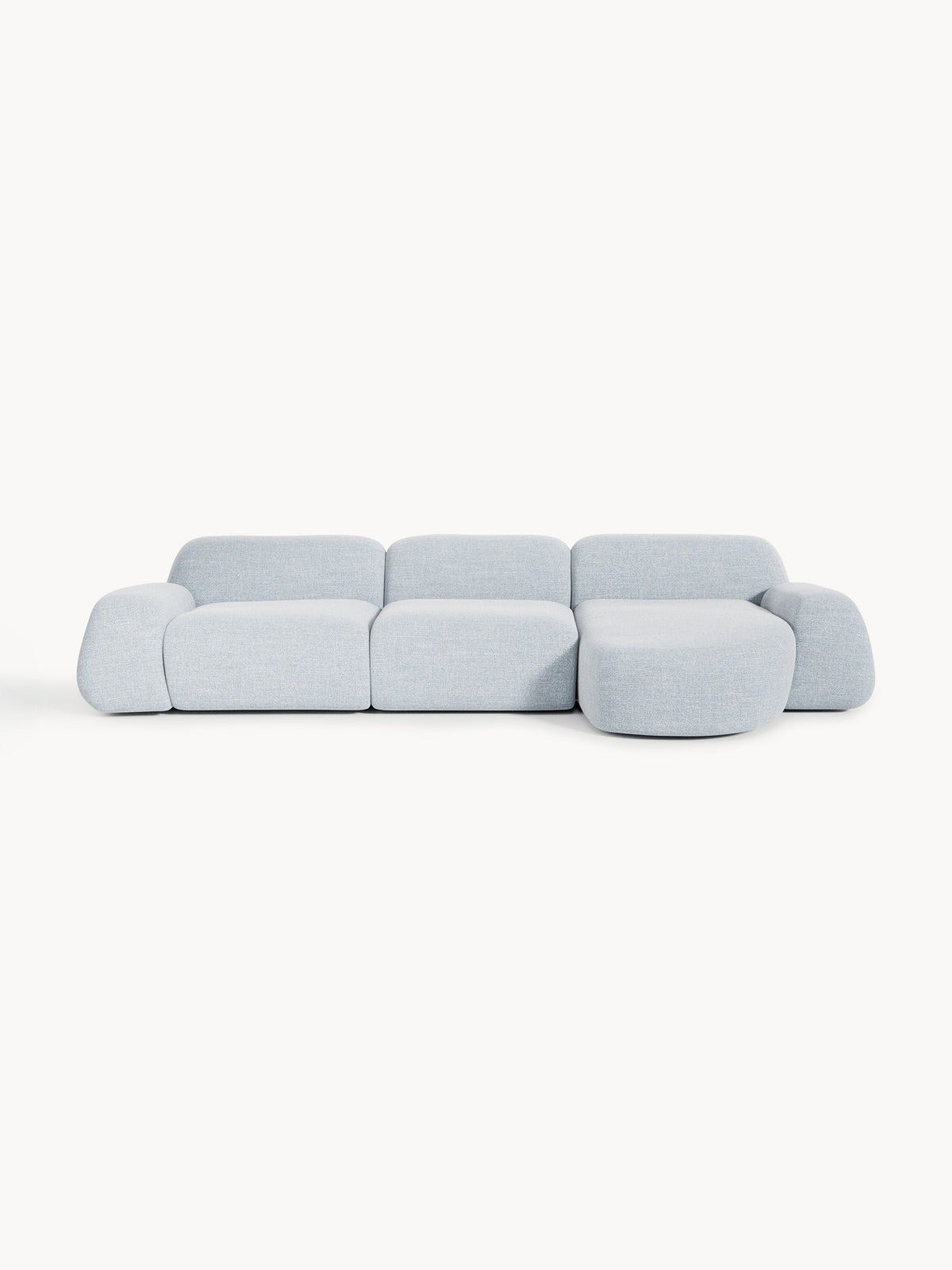 Wolke Modular Corner Sofa in Bouclé (4-Seater)