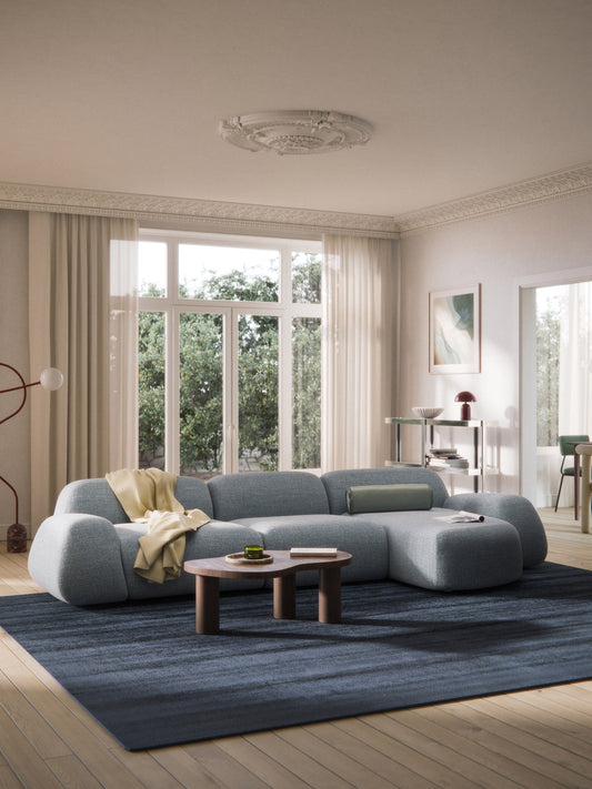 Wolke Modular Corner Sofa in Bouclé (4-Seater)
