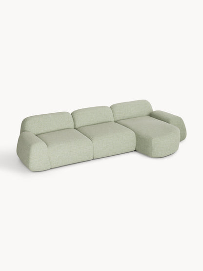 Wolke Modular Corner Sofa in Bouclé (4-Seater)