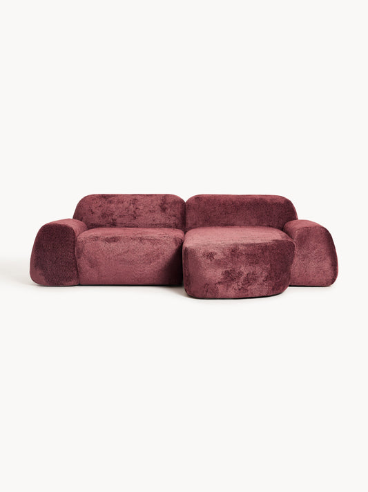 Wolke Modular Teddy Bouclé Corner Settee (3-Seater)