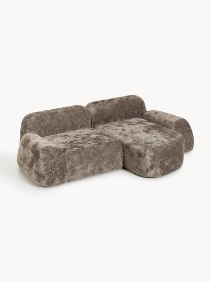Wolke Modular Teddy Bouclé Corner Settee (3-Seater)