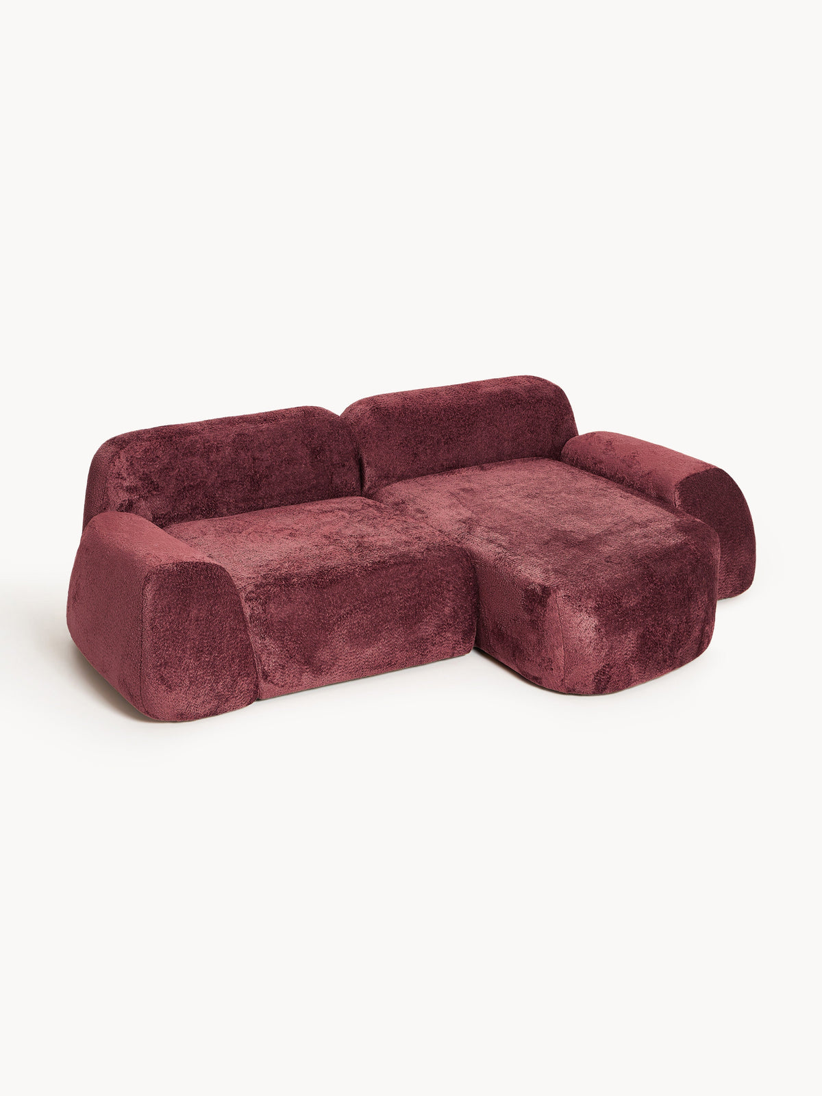 Wolke Modular Teddy Bouclé Corner Settee (3-Seater)