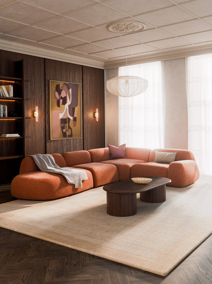 Wolke Modular XL Corner Settee with Chaise Longue