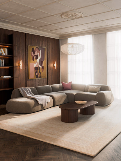 Wolke Modular XL Corner Settee with Chaise Longue