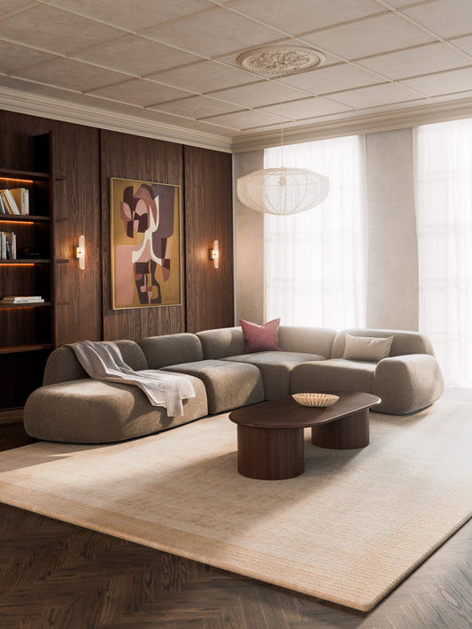 Wolke Modular XL Corner Settee with Chaise Longue