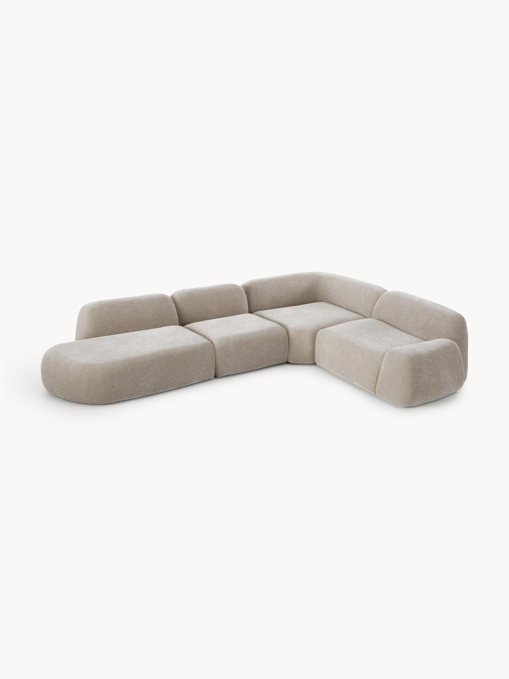 Wolke Modular XL Corner Settee with Chaise Longue