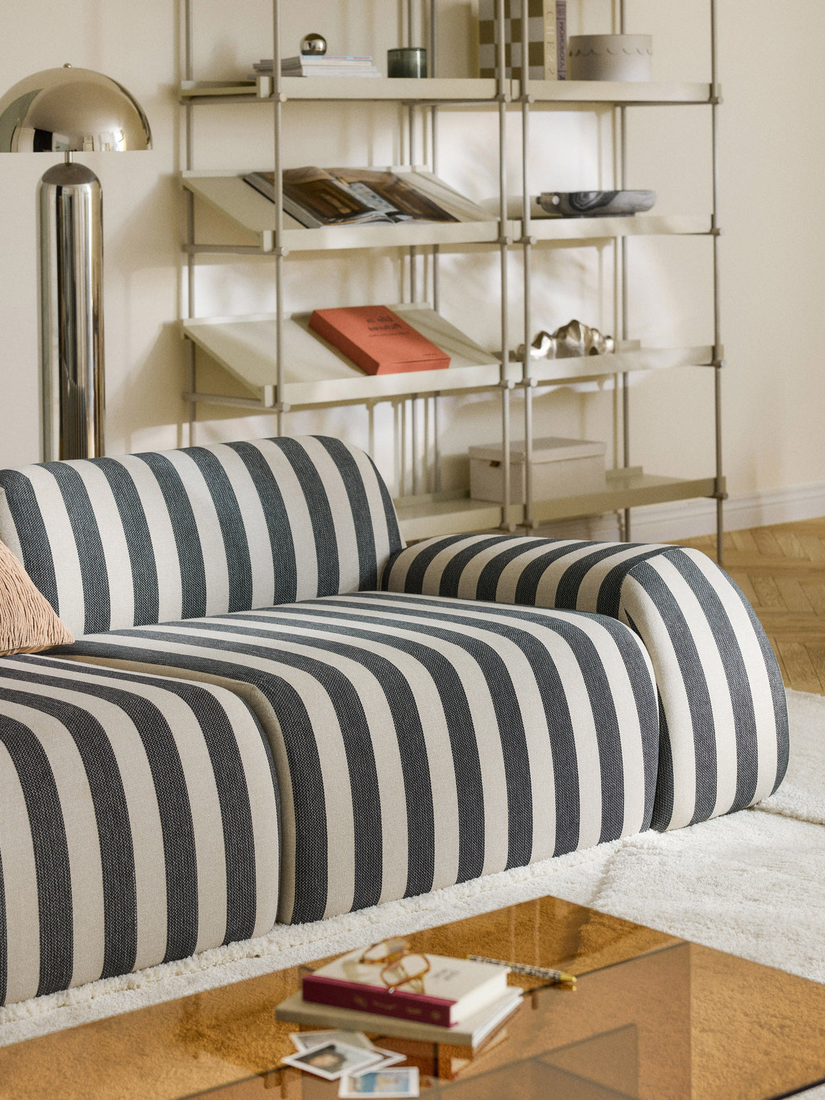 Wolke Striped Corner Element