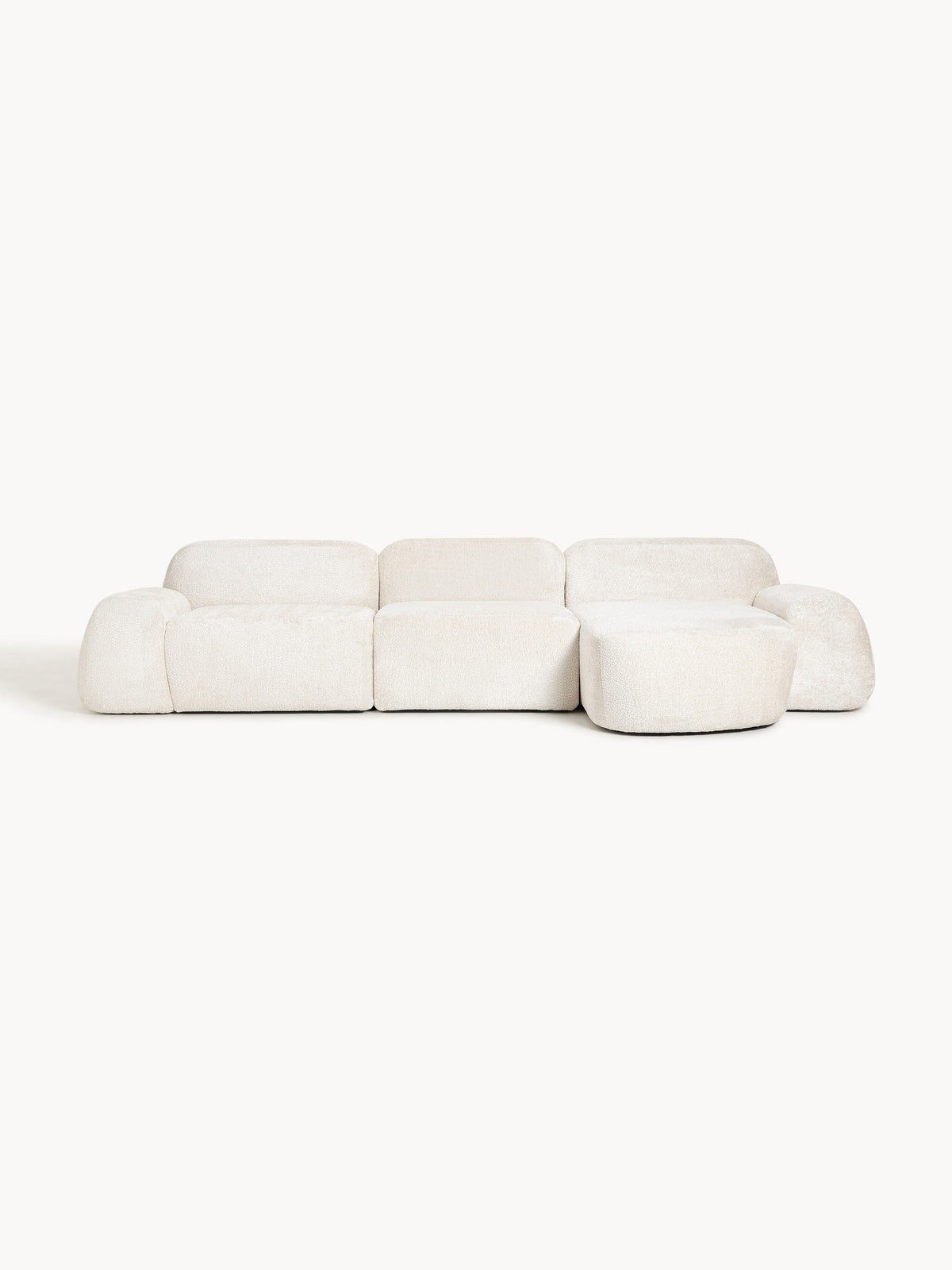 Wolke Teddy Bouclé Modular Corner Sofa (4-Seater)