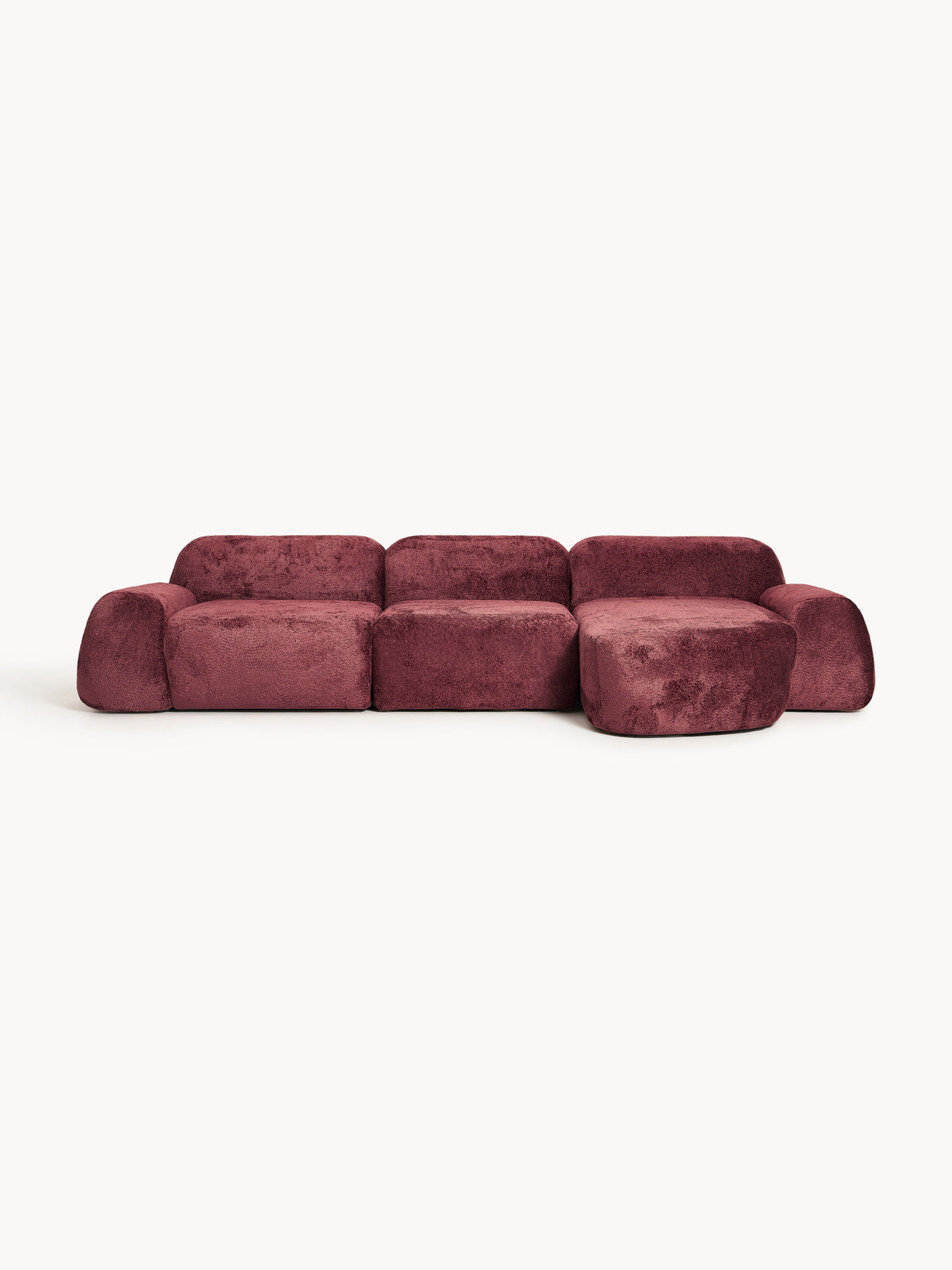 Wolke Teddy Bouclé Modular Corner Sofa (4-Seater)