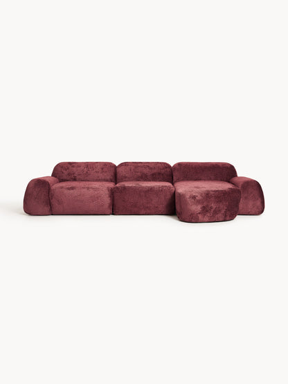 Wolke Teddy Bouclé Modular Corner Sofa (4-Seater)